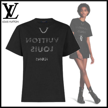 Louis Vuitton 2019 20AW Street Style Cotton Short Sleeves Logo T Shirts 1A61L7 
