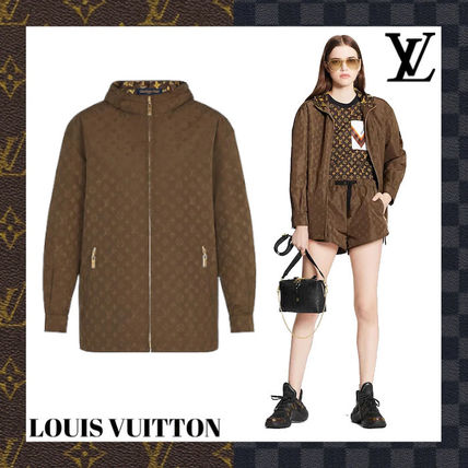Louis Vuitton MONOGRAM 2020 21AW Short Monogram Casual Style Unisex Street Style Logo Jackets 1A83RK 