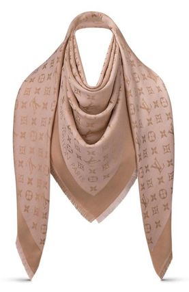 Louis Vuitton Denim Monogram Shawl M76068 