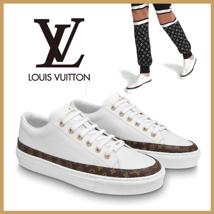 Louis Vuitton 2020 SS Monogram Casual Style Leather Low Top Sneakers 1A67QC 