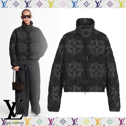Louis Vuitton 2020 SS Monogram Flower Quilted Blouson 1A7QB1 