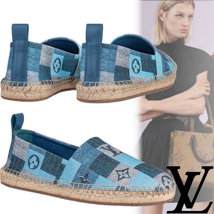 Louis Vuitton MONOGRAM 2020 SS Starboard Flat Espadrille 1A65Q0 1A65PM 