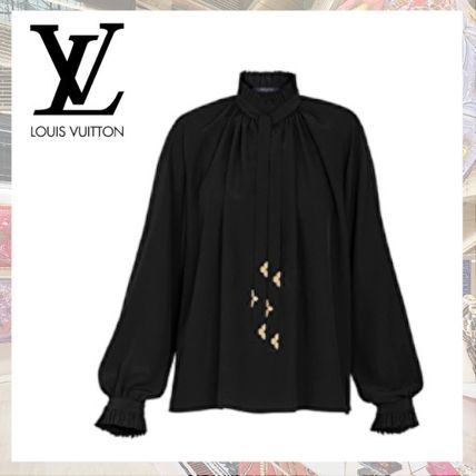 Louis Vuitton 2020 SS Blouse With Monogram Flower Detail 1A67HD 