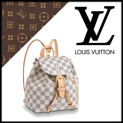 Louis Vuitton 2020 21AW Canvas Leather Elegant Style Backpacks N44026 