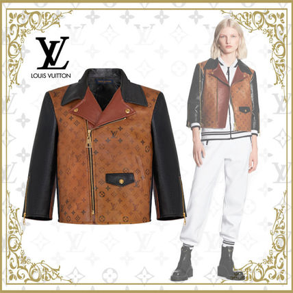 Louis Vuitton MONOGRAM 2020 21AW Biker Jackets 1A82K0 