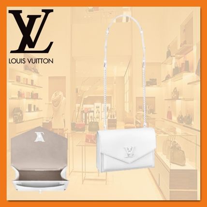 Louis Vuitton MY LOCKME Casual Style Leather Elegant Style Crossbody Shoulder Bags M55902 
