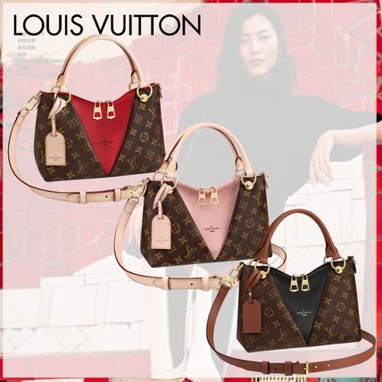 Louis Vuitton 2020 SS Monogram Calfskin 2WAY Leather Crossbody Logo Shoulder Bags M43967 M43976 M43966 