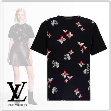 Louis Vuitton 2020 SS Monogram Street Style Cotton Short Sleeves T Shirts 