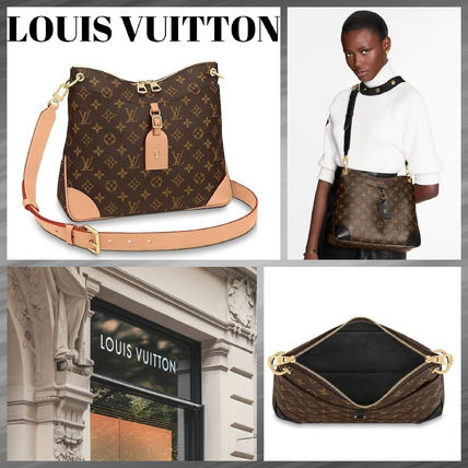 Louis Vuitton 2020 21AW Monogram Casual Style Leather Office Style Crossbody 