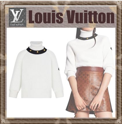 Louis Vuitton 2020 21AW Casual Style Wool Nylon Cropped Office Style Elegant Style 1A8391 