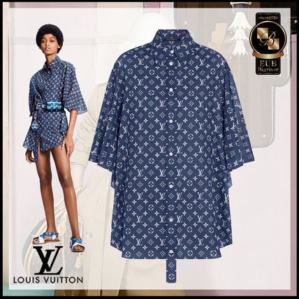 Louis Vuitton Monogram Cropped Cotton Tunics 