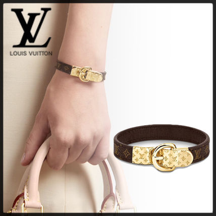 Louis Vuitton MONOGRAM Fasten Your Lv Bracelet M6170F M6170E 