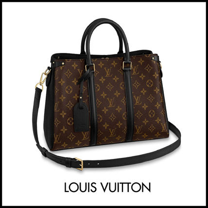 Louis Vuitton MONOGRAM Monogram Canvas Blended Fabrics 2WAY Leather Elegant Style 