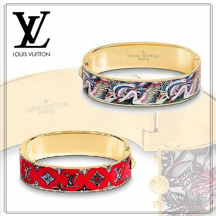 Louis Vuitton 2019 SS Bangles Casual Style Blended Fabrics Elegant Style Bracelets M67352 
