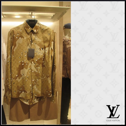 Louis Vuitton MONOGRAM Casual Style Long Sleeves Cotton Logo Shirts  Blouses 1A5VWA 