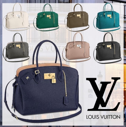Louis Vuitton 2018 19AW 2WAY Plain Leather Crossbody Logo Handbags