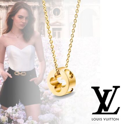 Louis Vuitton MONOGRAM Empreinte Pendant Pink Gold Q93674 