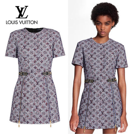 Louis Vuitton 2020 SS Short Logo Dresses 