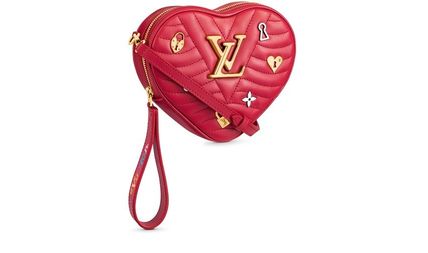 Louis Vuitton 2020 21AW Heart Casual Style Leather Party Style Elegant Style 