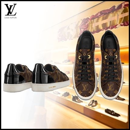 Louis Vuitton 2018 19AW Monogram Elegant Style Low Top Sneakers 
