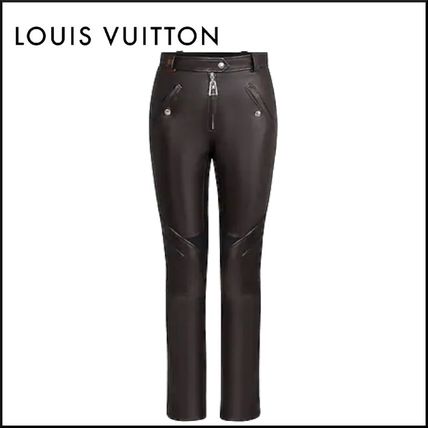 Louis Vuitton 2020 SS Casual Style Plain Leather Long Elegant Style 1A6149 