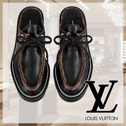Louis Vuitton MONOGRAM Monogram Platform Casual Style Leather Elegant Style Logo 1A63YB 