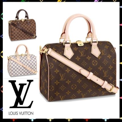 Louis Vuitton SPEEDY Canvas 2WAY Leather Shoulder Bags N41374 N41368 M41113 