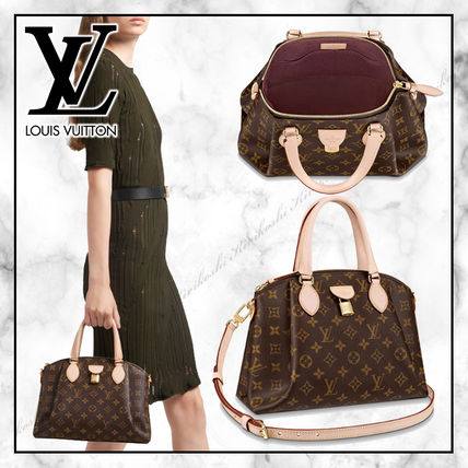 Louis Vuitton MONOGRAM 2020 SS Monogram 2WAY Leather Office Style Elegant Style Bridal Logo 