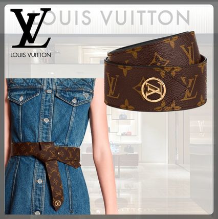 Louis Vuitton 2020 SS Monogram Logo Belts M0244W M0244V 