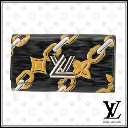 Louis Vuitton Leather Logo Long Wallets M67229 