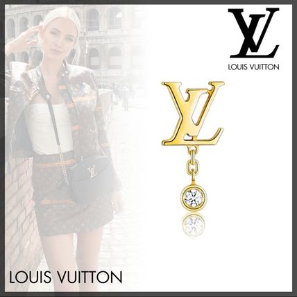 Louis Vuitton Idylle Blossom Lv Ear Stud Yellow Gold And Diamond Q96495 