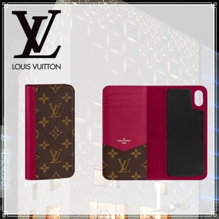 Louis Vuitton Unisex Blended Fabrics iPhone XS Max Smart Phone Cases M68690 