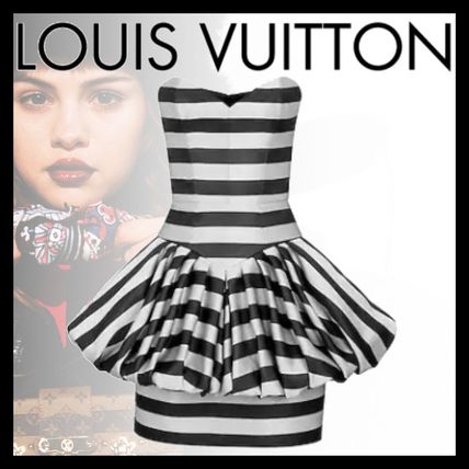 Louis Vuitton 2020 Cruise Strapless Dress With Puffy Skirt 1A626U 