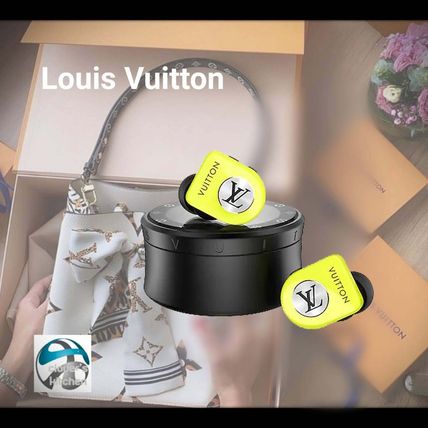 Louis Vuitton Louis Vuitton Horizon Wireless Earphones Black QAB140 