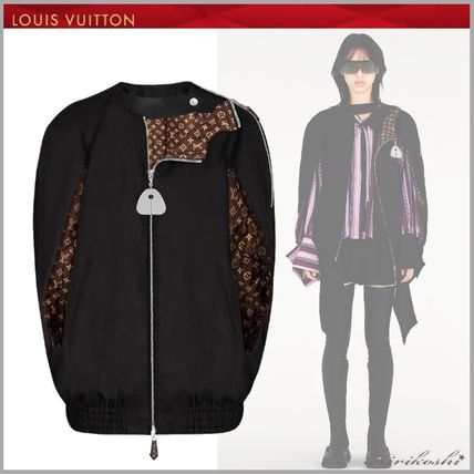 Louis Vuitton 2019 SS Monogram Casual Style Plain Medium Jackets 