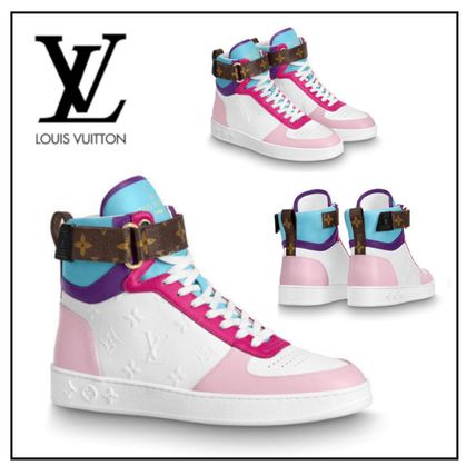 Louis Vuitton Monogram Rubber Sole Street Style Elegant Style Logo 
