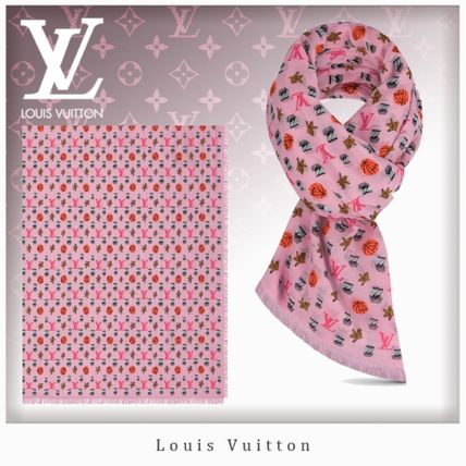 Louis Vuitton MONOGRAM 2019 20AW Jonas Wood X Louis Vuitton Monogram Stole M76059 