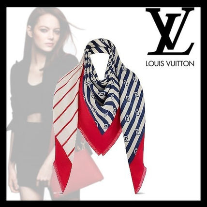 Louis Vuitton Casual Style Wool Silk Elegant Style M76194 