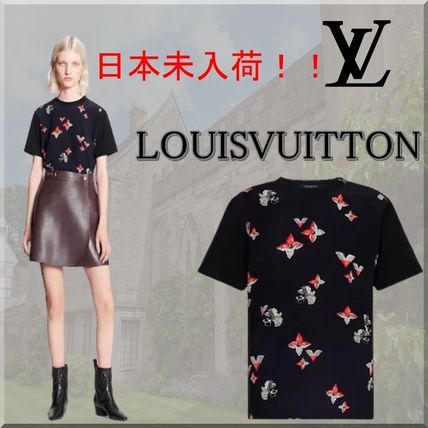 Louis Vuitton 2020 21AW U Neck Cotton Short Sleeves Logo T Shirts 1A88S6 