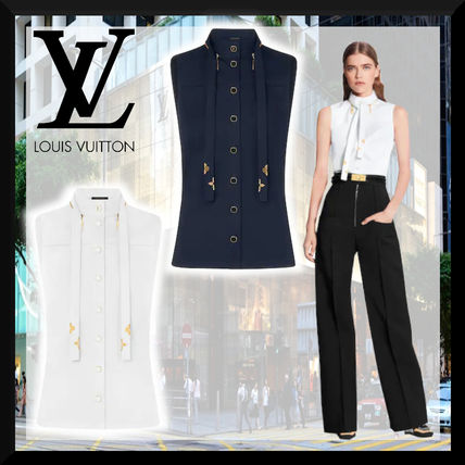 Louis Vuitton Sleeveless Plain Cotton