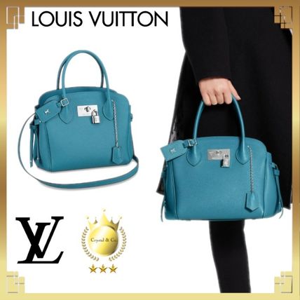 Louis Vuitton 2020 SS Casual Style Calfskin 2WAY Plain Leather Office Style 