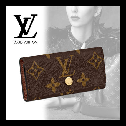 Louis Vuitton MULTICLES Monogram Plain Logo Keychains  Bag Charms 