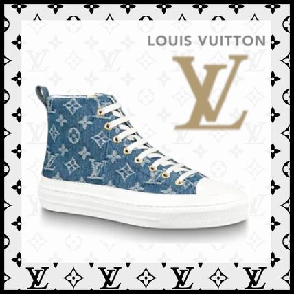 Louis Vuitton 2020 21AW Monogram Collaboration Logo Low Top Sneakers 1A4VT4 1A4VTE 1A4VT9 
