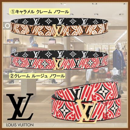 Louis Vuitton 2020 21AW Monogram Casual Style Street Style Elegant Style Logo Belts M0312U M0311U 