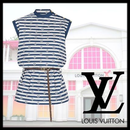 Louis Vuitton 2020 SS Lv Escale Sleeveless Mini Dress 1A7SKM 