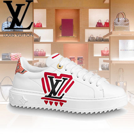 Louis Vuitton 2020 21AW Monogram Lace up Casual Style Blended Fabrics Leather Logo 1A85O6 