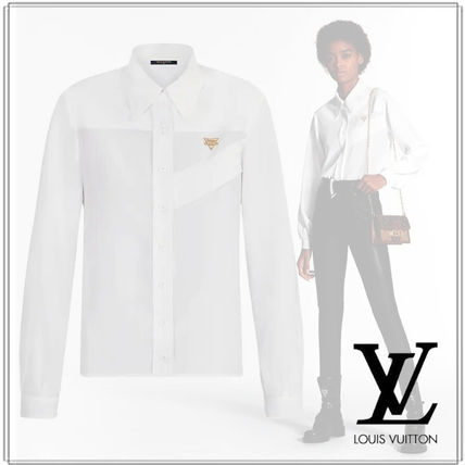Louis Vuitton 2020 21AW Casual Style Silk Long Sleeves Plain Office Style 1A67LF 