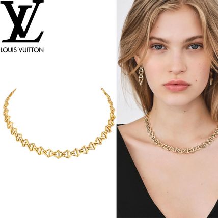 Louis Vuitton 2020 21AW Casual Style Initial Chain Party Style 18K Gold Q94524 