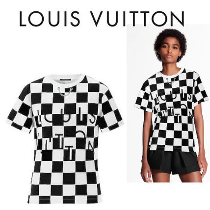 Louis Vuitton 2020 SS Crew Neck Cotton Logo T Shirts 