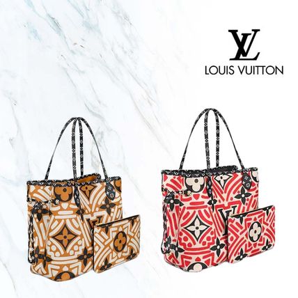 Louis Vuitton NEVERFULL 2020 21AW Leather Totes 